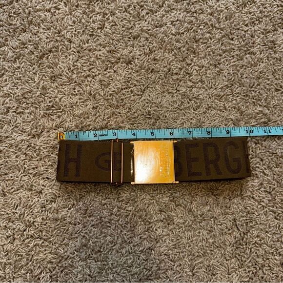 Goldbergh Ski Belt Logo Marmottes Tan Gold Metallic for Ski Pants, ski suit